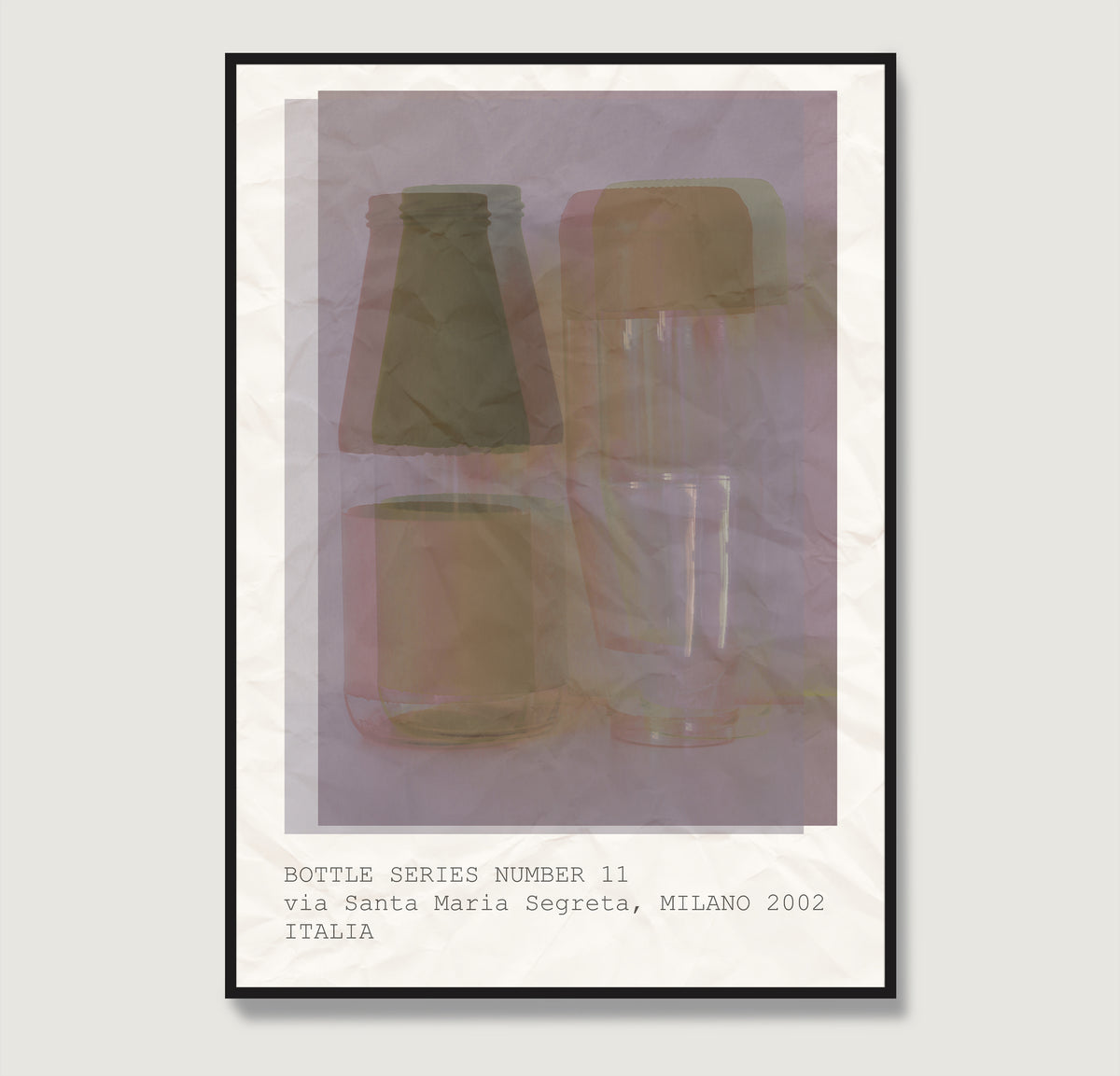 Photography artistic art print with pastel colors.