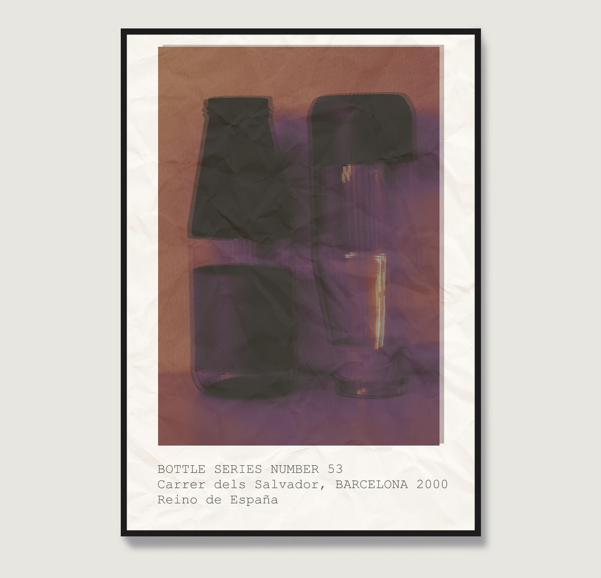 Intense colors, moody artistic photography art print.