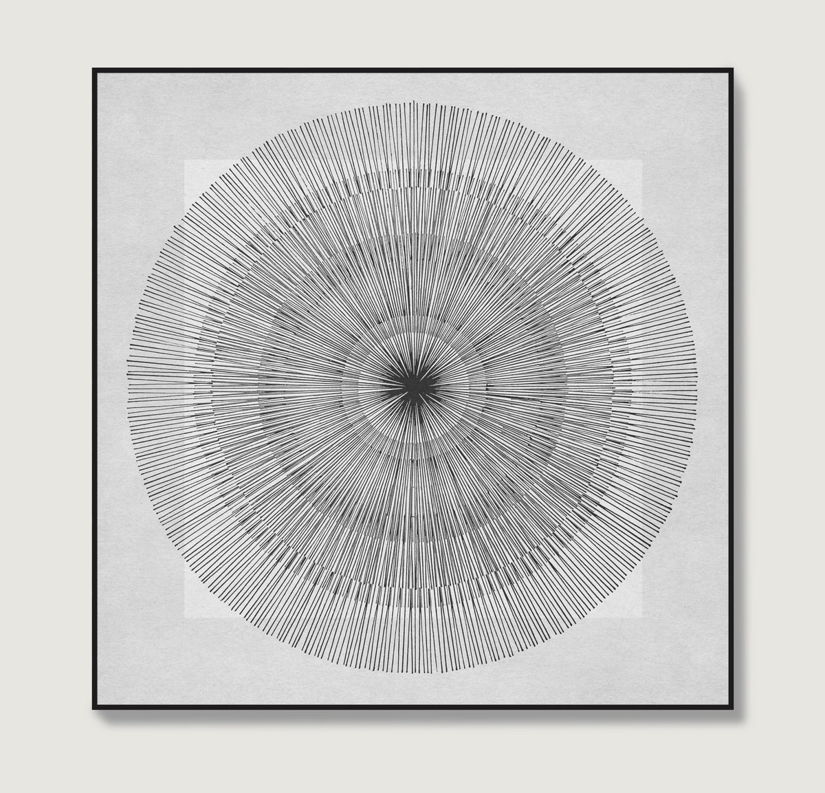 Abstract lines minimalist contemporary art print.