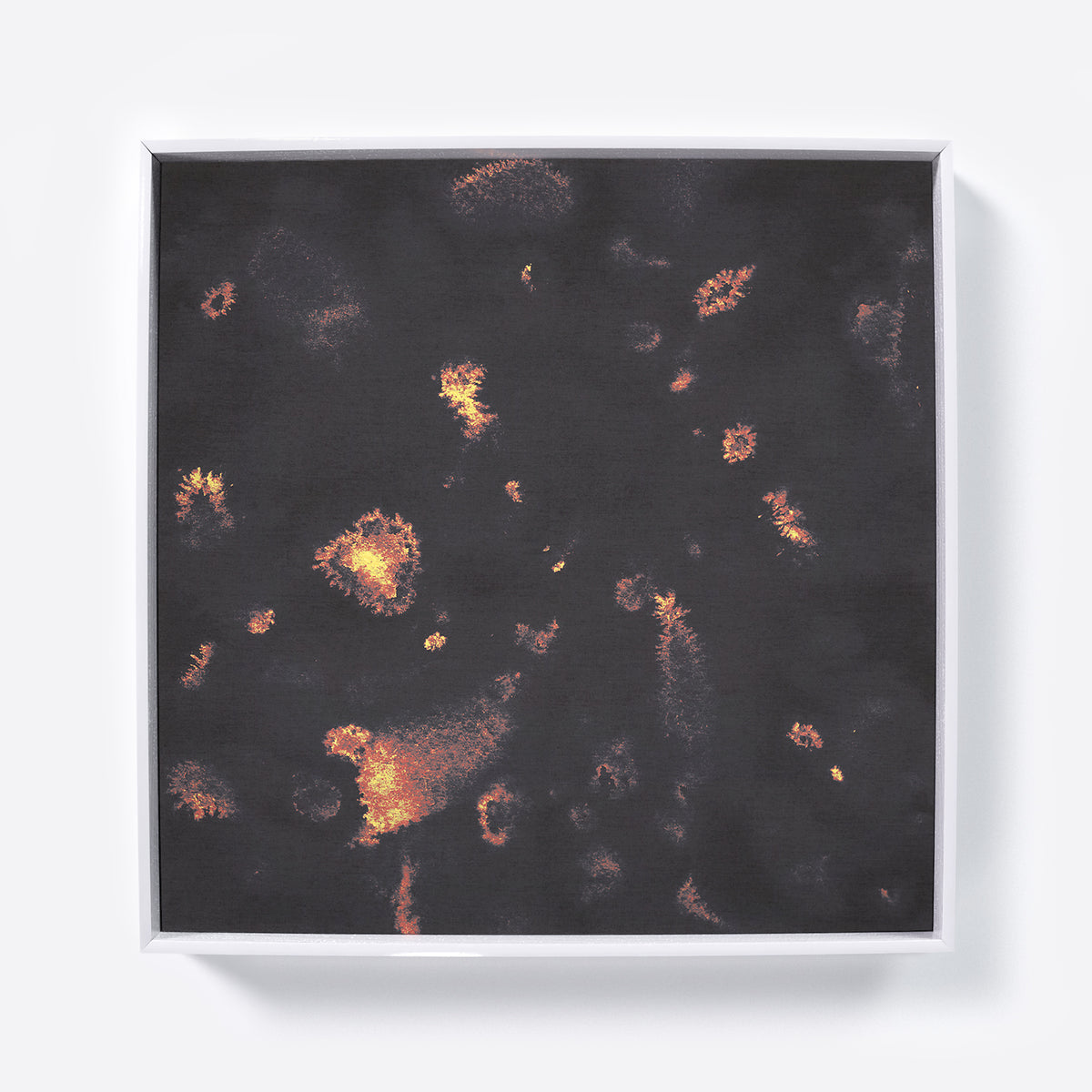 Dark abstract art print.