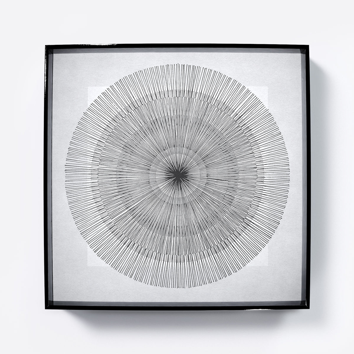 Abstract lines minimalist contemporary art print.