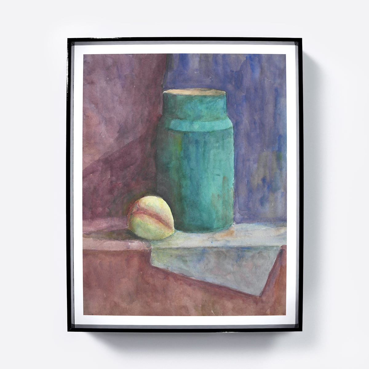Watercolor still life study art print.
