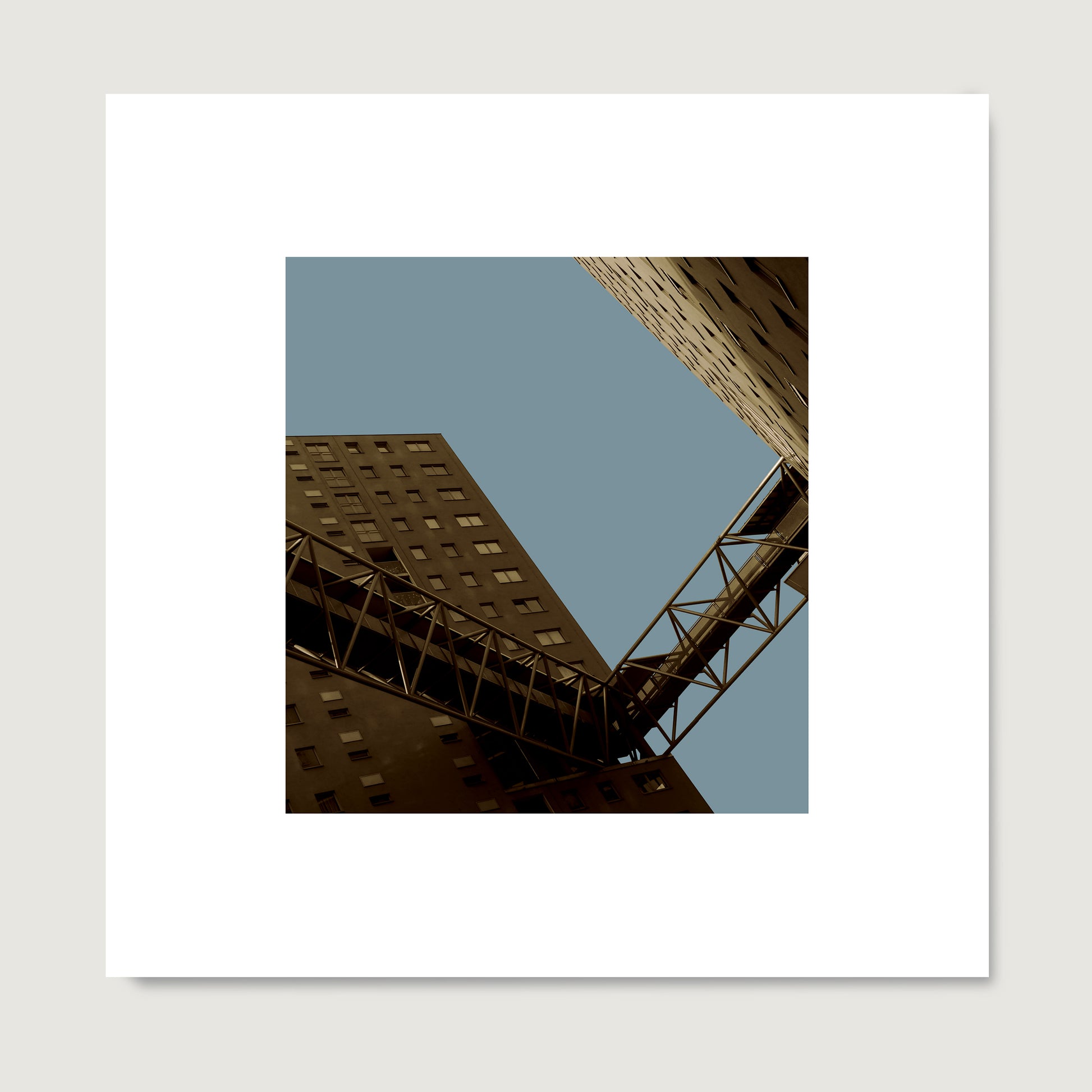 Urban photography art print on paper.