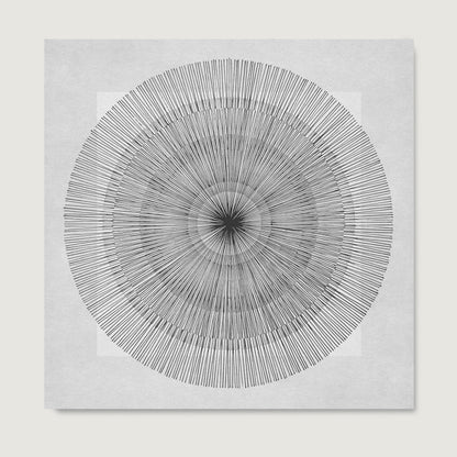 Abstract lines minimalist contemporary art print on paper.