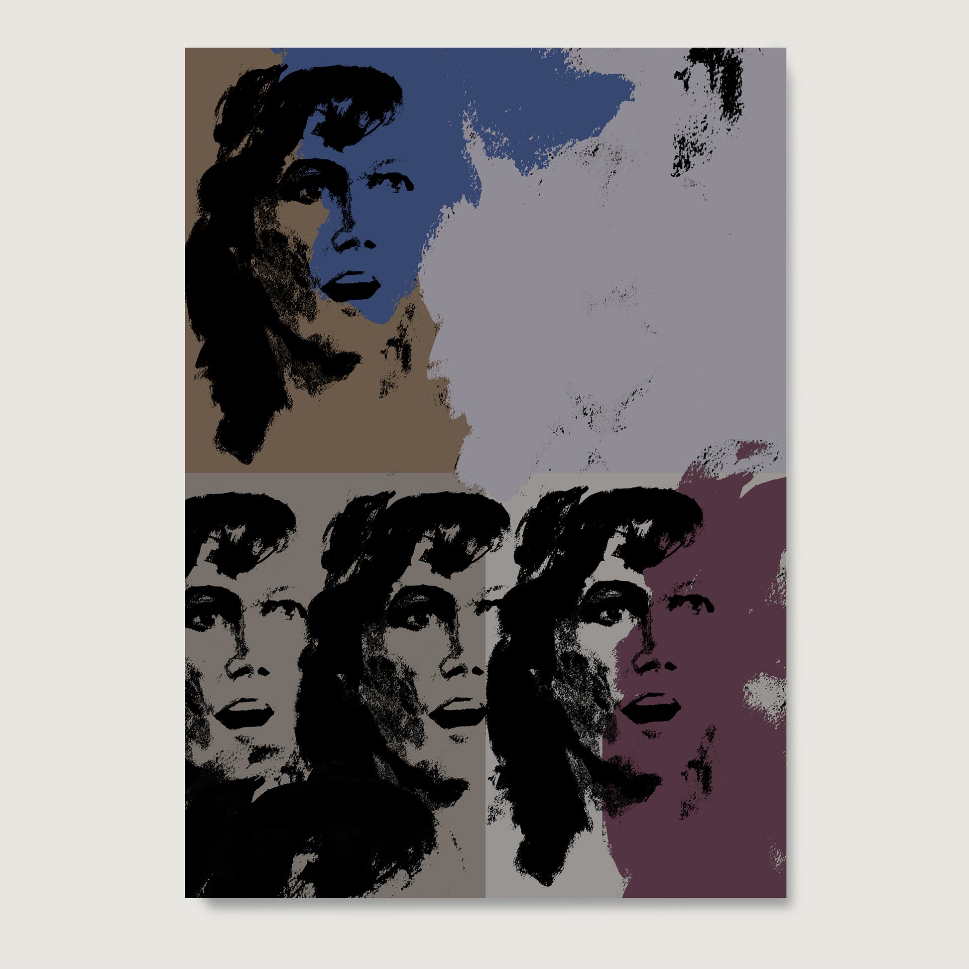 Pop art art print on paper.