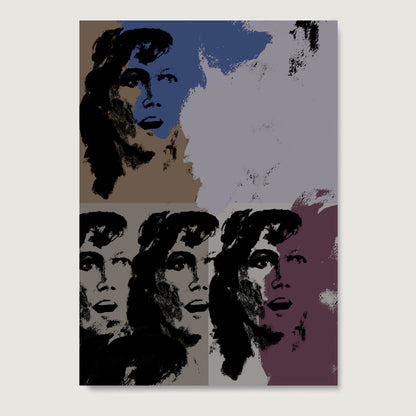Pop art art print on paper.