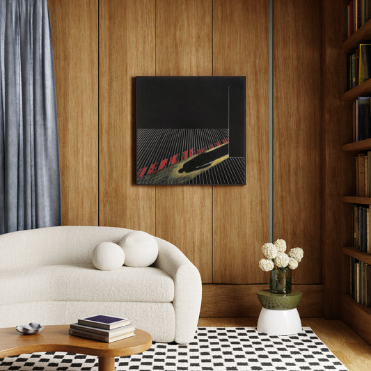 Laconic, artistic painting in an elegant, sophisticated interior.