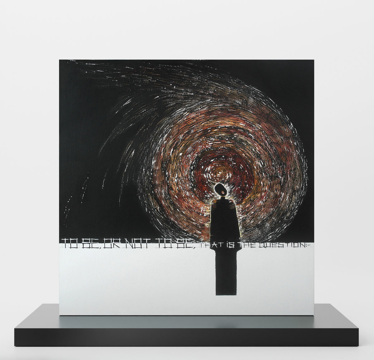 Abstract figurative contemporary painting.