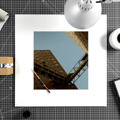 Urban photography art print on paper.