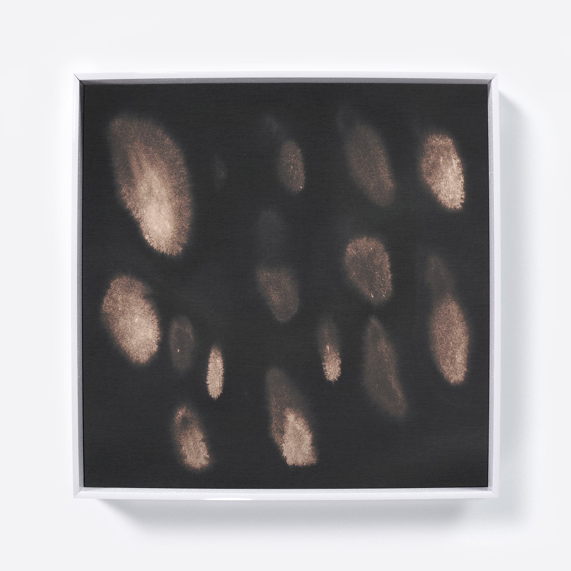 Dark abstract art print in watercolor technique.