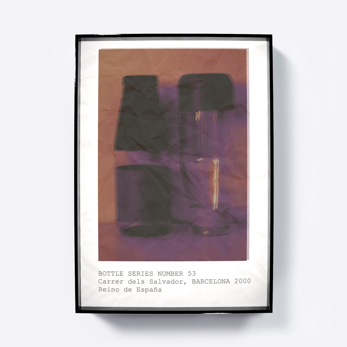 Intense colors, moody artistic photography art print.