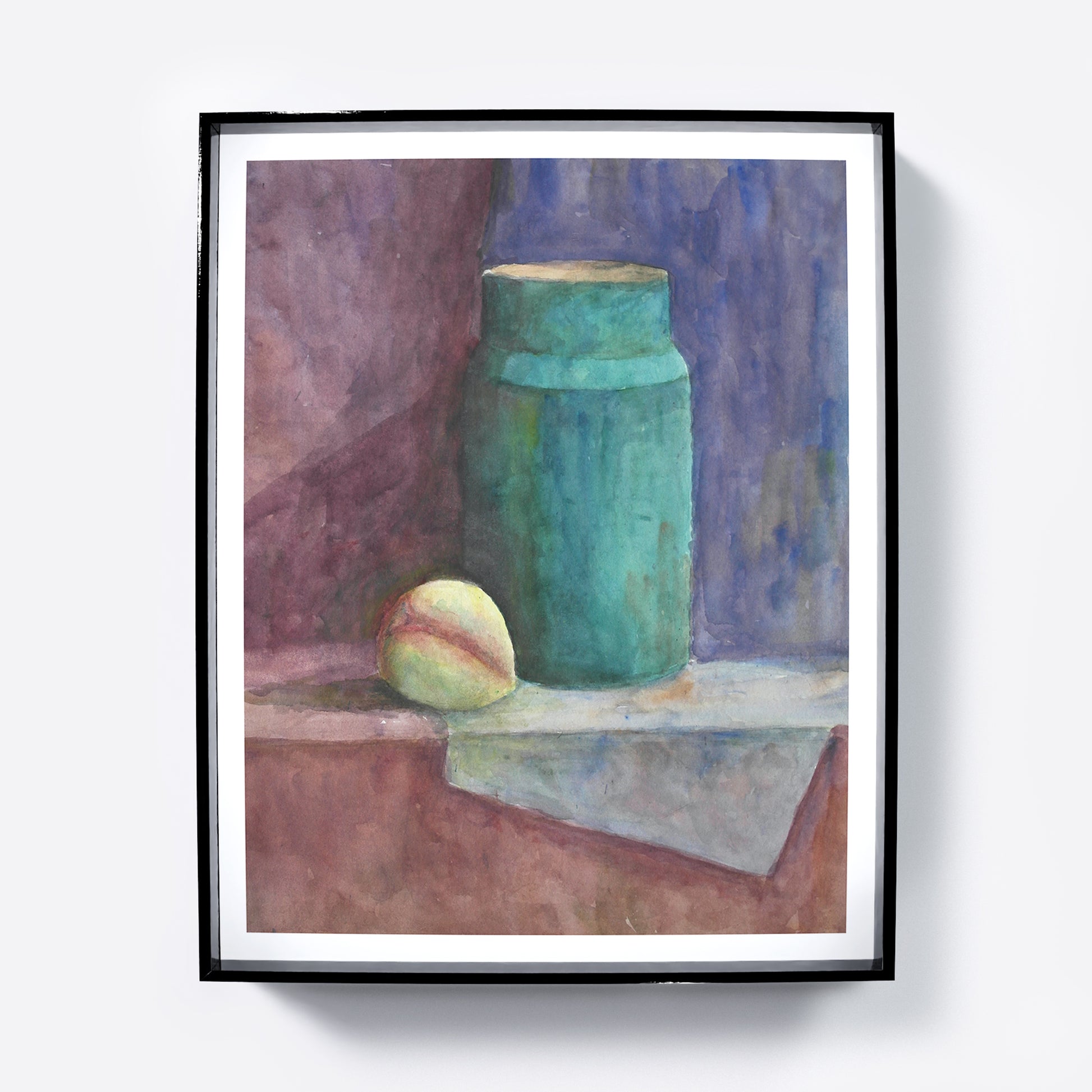 Watercolor still life study art print.