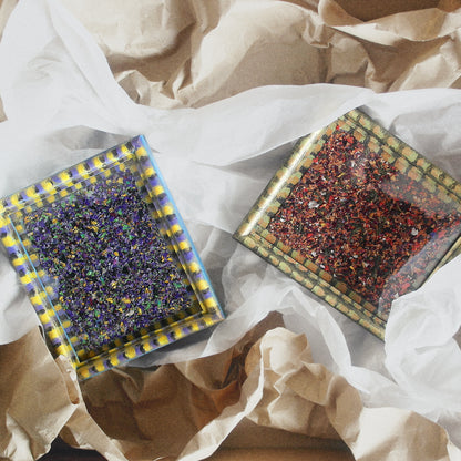 VIOLET AND YELLOW NO.1